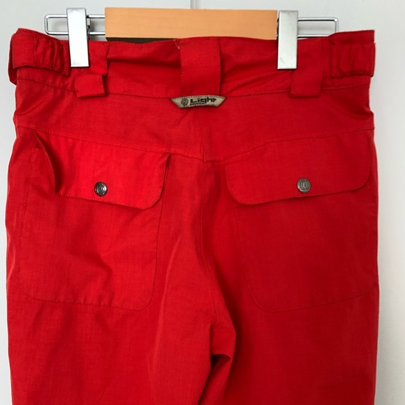 Unisex Light Outerwear Red Snow Pants - XS - Picture 5 of 10